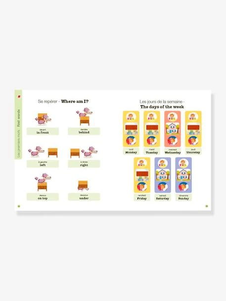 Livre - Mes 1 000 Premiers Mots D'anglais - ÉDITIONS MILAN Blanc - Hachette 6 Livre - Mes 1 000 Premiers Mots D'anglais - ÉDITIONS MILAN Blanc - Hachette – Image 4