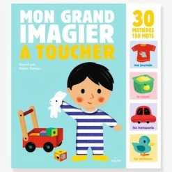 Livre - Mon Grand Imagier à Toucher - ÉDITIONS MILAN Blanc - Hachette