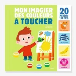 Livre - Mon Grand Imagier Des Couleurs à Toucher - ÉDITIONS MILAN Blanc - Hachette