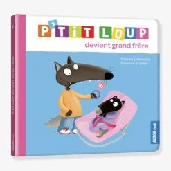 Livre P'tit Loup Devient Grand Frère AUZOU Bleu - Auzou