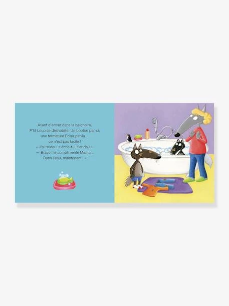 Livre P'tit Loup Se Lave Tout Seul AUZOU Bleu - Auzou 5 Livre P'tit Loup Se Lave Tout Seul AUZOU Bleu - Auzou – Image 3