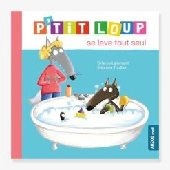Livre P'tit Loup Se Lave Tout Seul AUZOU Bleu - Auzou
