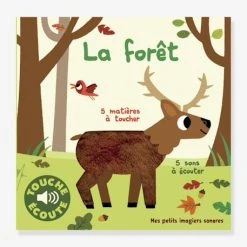 Livre Sonore Et Tactile La Forêt GALLIMARD JEUNESSE Vert - Gallimard