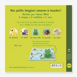 Livre Sonore Et Tactile Mes Petits Animaux GALLIMARD JEUNESSE Rose - Gallimard 5 Livre Sonore Et Tactile Mes Petits Animaux GALLIMARD JEUNESSE Rose - Gallimard -Kapla shop livre sonore et tactile mes petits animaux gallimard jeunesse 1