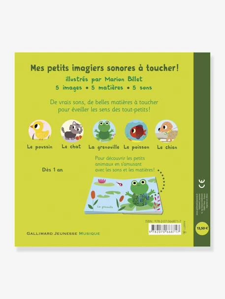 Livre Sonore Et Tactile Mes Petits Animaux GALLIMARD JEUNESSE Rose - Gallimard 4 Livre Sonore Et Tactile Mes Petits Animaux GALLIMARD JEUNESSE Rose - Gallimard – Image 2