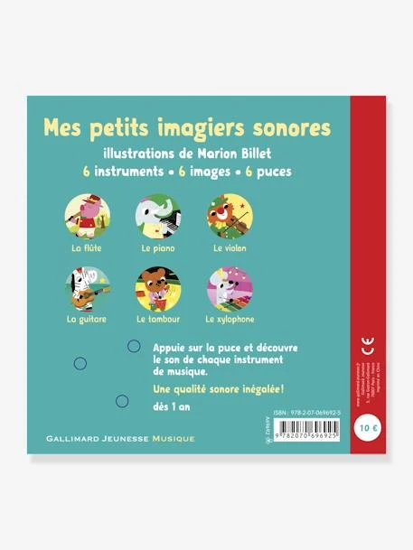 Livre Sonore Les Instruments, Vol. 1 GALLIMARD JEUNESSE Vert - Gallimard 4 Livre Sonore Les Instruments, Vol. 1 GALLIMARD JEUNESSE Vert - Gallimard – Image 2