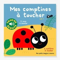 Livre Sonore - Mes Comptines à Toucher - GALLIMARD JEUNESSE Bleu - Gallimard