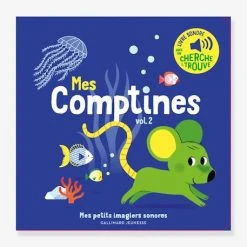 Livre Sonore Mes Comptines Vol. 2 GALLIMARD JEUNESSE Jaune - Gallimard