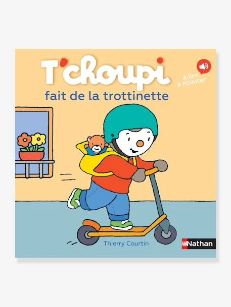 Livre T'choupi Fait De La Trottinette - NATHAN Orange - Nathan 3 Livre T'choupi Fait De La Trottinette - NATHAN Orange - Nathan