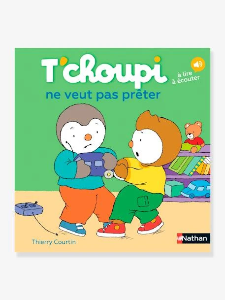 Livre T'choupi Ne Veut Pas Prêter NATHAN Multico - Nathan 3 Livre T'choupi Ne Veut Pas Prêter NATHAN Multico - Nathan