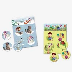 Loto Des 4 Saisons DJECO Multicolore - Djeco 5 Loto Des 4 Saisons DJECO Multicolore - Djeco -Kapla shop loto des 4 saisons djeco 1