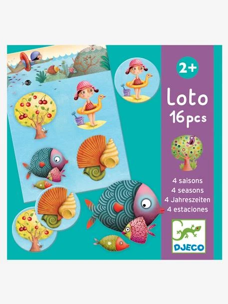 Loto Des 4 Saisons DJECO Multicolore - Djeco 3 Loto Des 4 Saisons DJECO Multicolore - Djeco