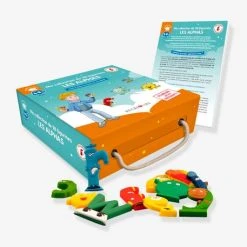 Ma Collection De 28 Figurines Les Alphas - RÉCRÉALIRE Bleu Et Orange - Recrealire -Kapla shop ma collection de 28 figurines les alphas recrealire 2