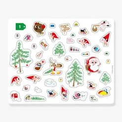 Ma Pochette De 200 Autocollants De Noël - AUZOU Blanc - Auzou -Kapla shop ma pochette de 200 autocollants de noel auzou 2