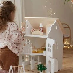 Maison Romantique Des Amis Des Petits + Mobilier En Bois FSC® Blanc - Vertbaudet