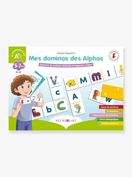 Mes Dominos Des Alphas RÉCRÉALIRE Blanc - Recrealire 3 Mes Dominos Des Alphas RÉCRÉALIRE Blanc - Recrealire