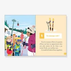 Mes Premières Enquêtes - T.3 - Mystère Et Bonhomme De Neige - AUZOU Blanc - Auzou -Kapla shop mes premieres enquetes t.3 mystere et bonhomme de neige auzou 1