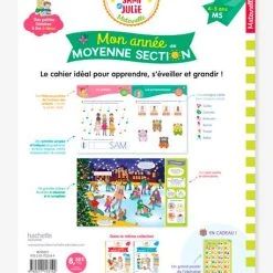 Mon Année De Moyenne Section Avec Sami Et Julie 4-5 Ans - HACHETTE ÉDUCATION Blanc - Hachette -Kapla shop mon annee de moyenne section avec sami et julie 4 5 ans hachette education 1