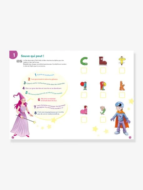 Mon Cahier D'Activités - Je Commence à Lire Avec Les Alphas - RÉCRÉALIRE Blanc Et Vert - Recrealire 4 Mon Cahier D'Activités - Je Commence à Lire Avec Les Alphas - RÉCRÉALIRE Blanc Et Vert - Recrealire – Image 2