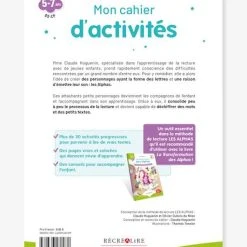 Mon Cahier D'Activités - Je Commence à Lire Avec Les Alphas - RÉCRÉALIRE Blanc Et Vert - Recrealire 7 Mon Cahier D'Activités - Je Commence à Lire Avec Les Alphas - RÉCRÉALIRE Blanc Et Vert - Recrealire -Kapla shop mon cahier dactivites je commence a lire avec les alphas recrealire 2