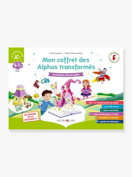 Mon Coffret Des Alphas Transformés - RÉCRÉALIRE Blanc Et Vert - Recrealire 3 Mon Coffret Des Alphas Transformés - RÉCRÉALIRE Blanc Et Vert - Recrealire