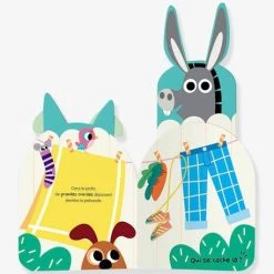 Mon Coucou Sonore - À Qui Sont Ces Drôles D'oreilles ? - AUZOU Blanc - Auzou -Kapla shop mon coucou sonore a qui sont ces droles doreilles auzou 2