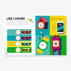 Mon Livre Animé Pour Lire L'heure - TOURBILLON Blanc - Hachette -Kapla shop mon livre anime pour lire lheure tourbillon 1