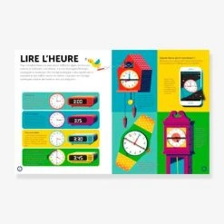 Mon Livre Animé Pour Lire L'heure - TOURBILLON Blanc - Hachette -Kapla shop mon livre anime pour lire lheure tourbillon 2