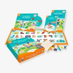 Mon Premier Coffret Des Alphas - RÉCRÉALIRE Bleu Et Orange - Recrealire -Kapla shop mon premier coffret des alphas recrealire 2