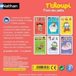 Mon Premier Jeu De Familles T'choupi NATHAN Rouge - Nathan 11 Mon Premier Jeu De Familles T'choupi NATHAN Rouge - Nathan -Kapla shop mon premier jeu de familles tchoupi nathan 4