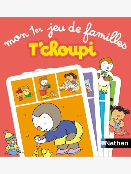Mon Premier Jeu De Familles T'choupi NATHAN Rouge - Nathan 3 Mon Premier Jeu De Familles T'choupi NATHAN Rouge - Nathan