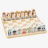 Mon Premier Jeu D'échecs En Bois FSC® Multicolore - Vertbaudet -Kapla shop mon premier jeu dechecs en bois fsc