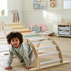 Pont D'escalade à Grimper En Bois FSC® Multicolore - Vertbaudet 7 Pont D'escalade à Grimper En Bois FSC® Multicolore - Vertbaudet -Kapla shop pont descalade a grimper en bois fsc 2