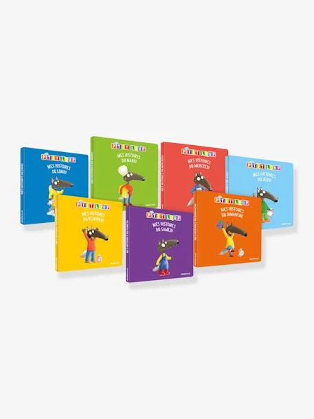 P'tit Loup - Bibliothèque - "Mes 7 Livres De La Semaine" - AUZOU Beige - Auzou 4 P'tit Loup - Bibliothèque - "Mes 7 Livres De La Semaine" - AUZOU Beige - Auzou – Image 2