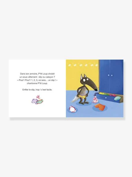 P’TIT LOUP S’habille Tout Seul AUZOU Jaune - Auzou 4 P’TIT LOUP S’habille Tout Seul AUZOU Jaune - Auzou – Image 2
