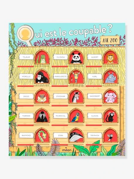 Qui Est Le Coupable Au Zoo ? MILAN Blanc - Hachette 3 Qui Est Le Coupable Au Zoo ? MILAN Blanc - Hachette