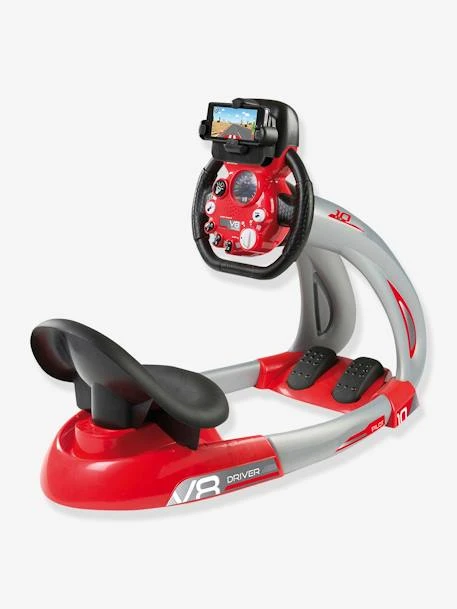 Simulateur De Conduite Pilot V8 Driver + Support SMOBY Rouge - Smoby 5 Simulateur De Conduite Pilot V8 Driver + Support SMOBY Rouge - Smoby – Image 3