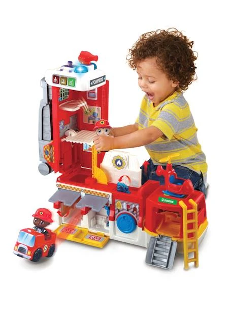 Tut Tut Copains - Super Camion/caserne De Pompiers VTECH Rouge - Toutes Les Marques 2 Tut Tut Copains - Super Camion/caserne De Pompiers VTECH Rouge - Toutes Les Marques